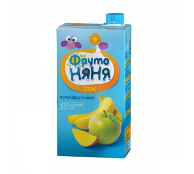 Сок ФрутоНяня мультифруктовый (яблоко, банан, манго) 0.5 л